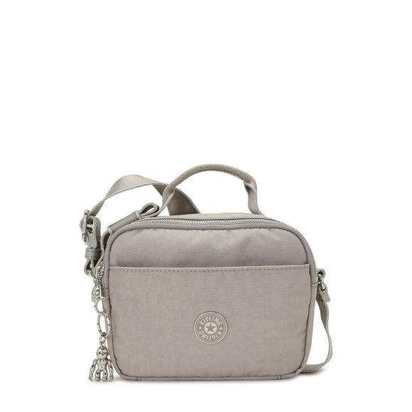 Kipling Jona Crossbody Bag in Grey Gris, New with Tag - Picture 1 of 13